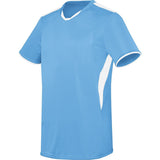 High 5 Globe Jersey in Columbia Blue/White  -Part of the Adult, Adult-Jersey, High5-Products, Soccer, Shirts, All-Sports-1 product lines at KanaleyCreations.com