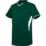 High 5 Globe Jersey in Forest/White  -Part of the Adult, Adult-Jersey, High5-Products, Soccer, Shirts, All-Sports-1 product lines at KanaleyCreations.com
