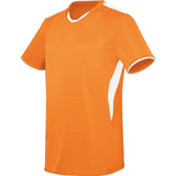 High 5 Globe Jersey in Power Orange/White  -Part of the Adult, Adult-Jersey, High5-Products, Soccer, Shirts, All-Sports-1 product lines at KanaleyCreations.com