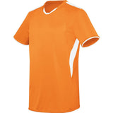 High 5 Youth Globe Jersey in Power Orange/White  -Part of the Youth, Youth-Jersey, High5-Products, Soccer, Shirts, All-Sports-1 product lines at KanaleyCreations.com