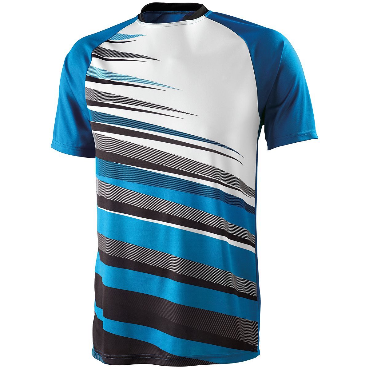 High 5 Adult Galactic Jersey in Power Blue/Black/White  -Part of the Adult, Adult-Jersey, High5-Products, Soccer, Shirts, All-Sports-1 product lines at KanaleyCreations.com