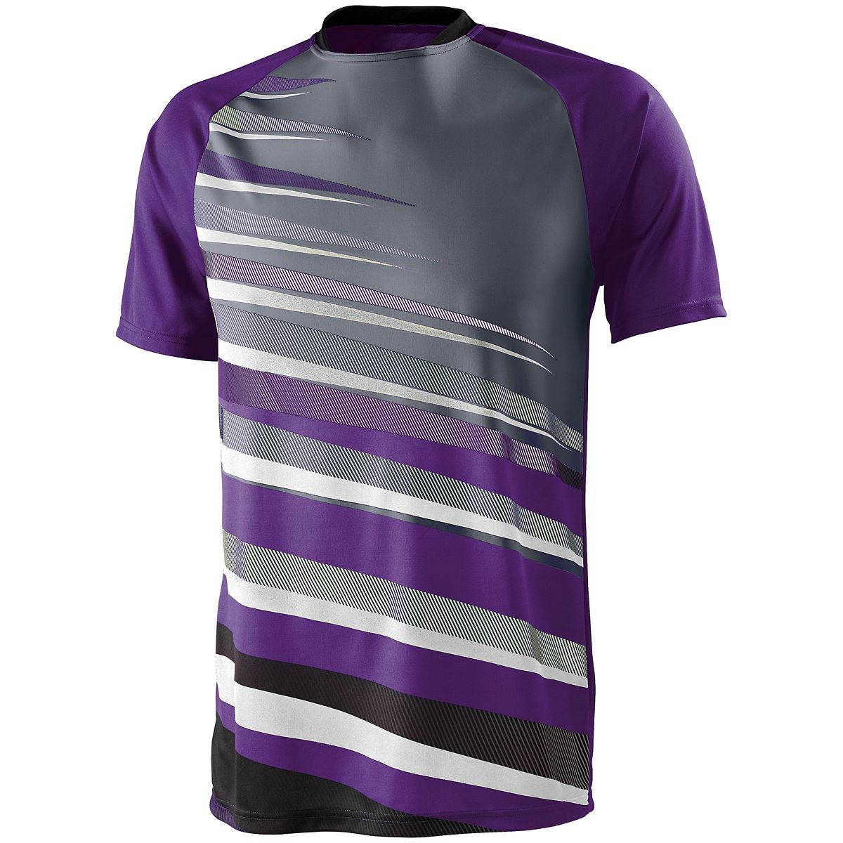 High 5 Adult Galactic Jersey in Purple/Black/Graphite  -Part of the Adult, Adult-Jersey, High5-Products, Soccer, Shirts, All-Sports-1 product lines at KanaleyCreations.com