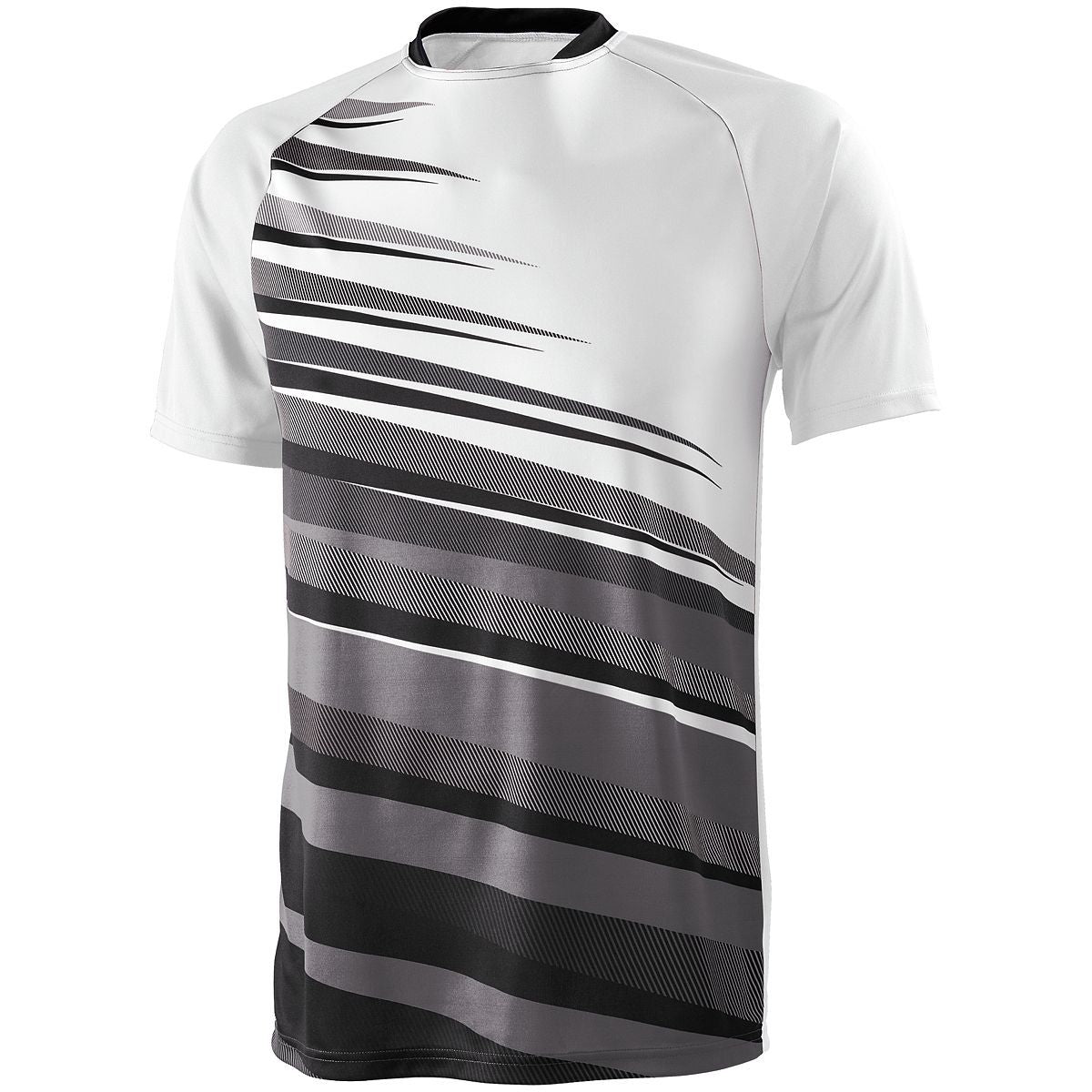 High 5 Adult Galactic Jersey in White/Black/Graphite  -Part of the Adult, Adult-Jersey, High5-Products, Soccer, Shirts, All-Sports-1 product lines at KanaleyCreations.com