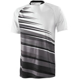 High 5 Adult Galactic Jersey in White/Black/Graphite  -Part of the Adult, Adult-Jersey, High5-Products, Soccer, Shirts, All-Sports-1 product lines at KanaleyCreations.com