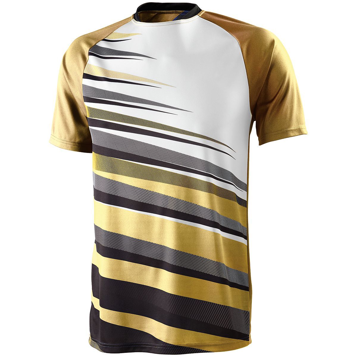High 5 Youth Galactic Jersey in Vegas Gold/Black/White  -Part of the Youth, Youth-Jersey, High5-Products, Soccer, Shirts, All-Sports-1 product lines at KanaleyCreations.com