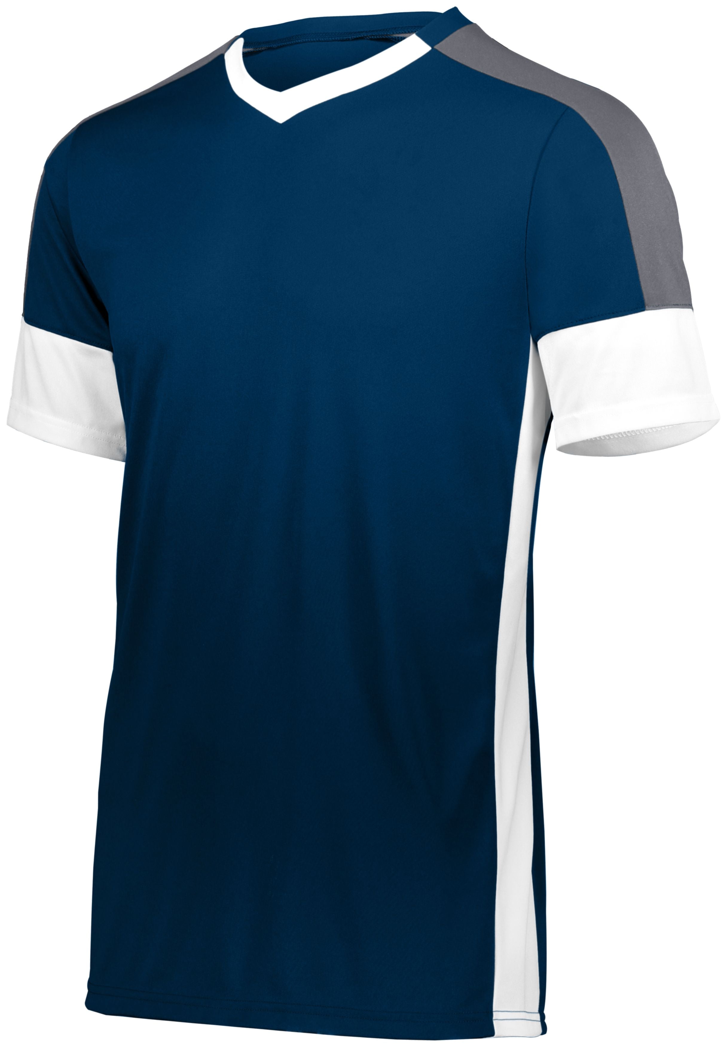 High 5 Youth Wembley Soccer Jersey in Navy/White/Graphite  -Part of the Youth, Youth-Jersey, High5-Products, Soccer, Shirts, All-Sports-1 product lines at KanaleyCreations.com