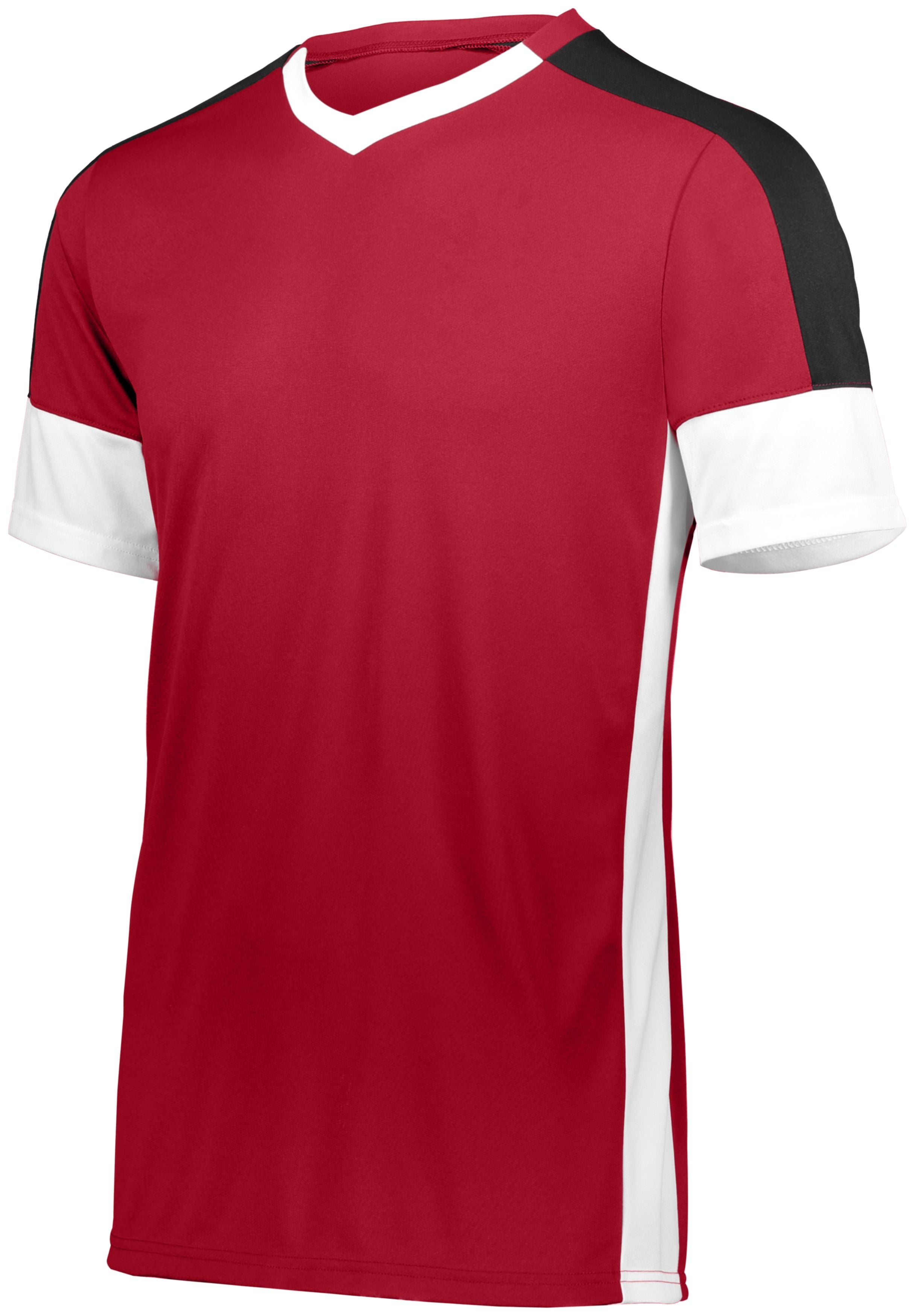 High 5 Youth Wembley Soccer Jersey in Scarlet/White/Black  -Part of the Youth, Youth-Jersey, High5-Products, Soccer, Shirts, All-Sports-1 product lines at KanaleyCreations.com