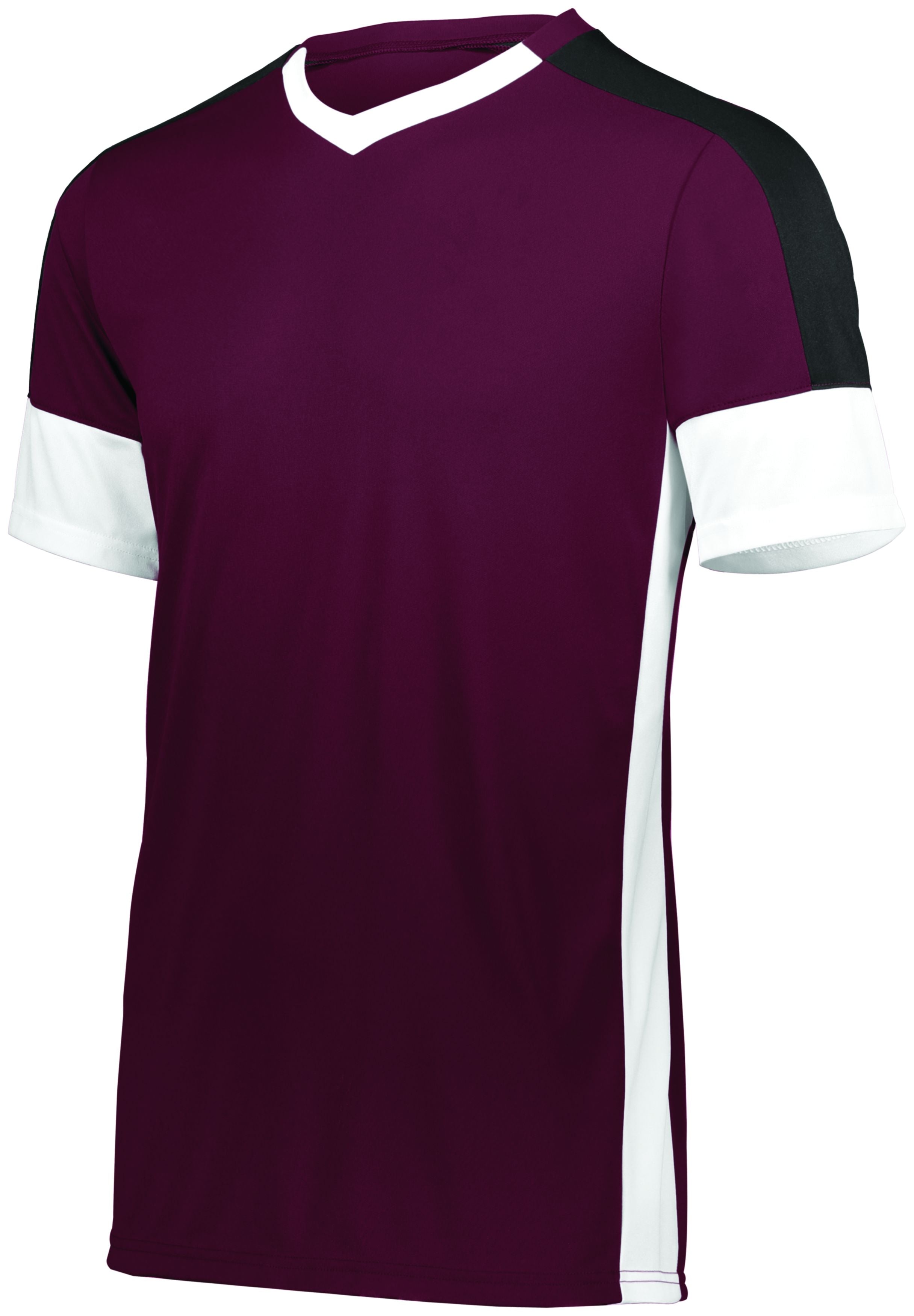 High 5 Youth Wembley Soccer Jersey in Maroon/White/Black  -Part of the Youth, Youth-Jersey, High5-Products, Soccer, Shirts, All-Sports-1 product lines at KanaleyCreations.com
