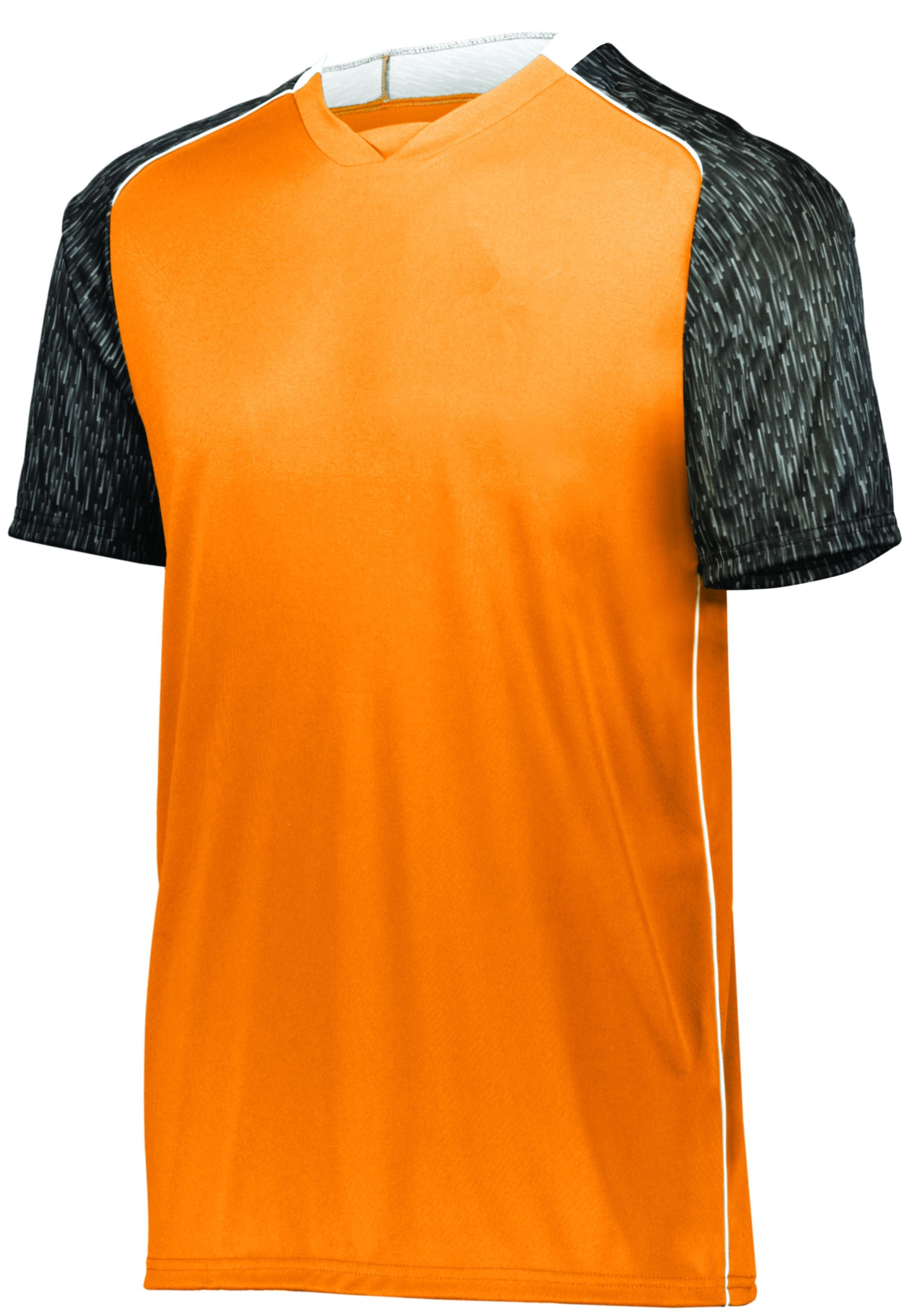 High 5 Youth Hawthorn Soccer Jersey in Power Orange/Black Print/White  -Part of the Youth, Youth-Jersey, High5-Products, Soccer, Shirts, All-Sports-1 product lines at KanaleyCreations.com