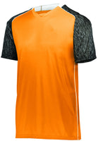 High 5 Hawthorn Soccer Jersey in Power Orange/Black Print/White  -Part of the Adult, Adult-Jersey, High5-Products, Soccer, Shirts, All-Sports-1 product lines at KanaleyCreations.com