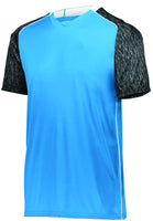 High 5 Youth Hawthorn Soccer Jersey in Power Blue/Black Print/White  -Part of the Youth, Youth-Jersey, High5-Products, Soccer, Shirts, All-Sports-1 product lines at KanaleyCreations.com