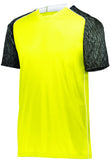 High 5 Hawthorn Soccer Jersey in Power Yellow/Black Print/White  -Part of the Adult, Adult-Jersey, High5-Products, Soccer, Shirts, All-Sports-1 product lines at KanaleyCreations.com