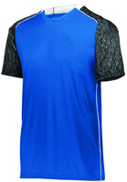 High 5 Youth Hawthorn Soccer Jersey in Royal/Black Print/White  -Part of the Youth, Youth-Jersey, High5-Products, Soccer, Shirts, All-Sports-1 product lines at KanaleyCreations.com