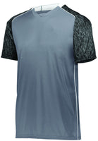 High 5 Hawthorn Soccer Jersey in Graphite/Black Print/White  -Part of the Adult, Adult-Jersey, High5-Products, Soccer, Shirts, All-Sports-1 product lines at KanaleyCreations.com