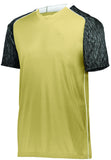 High 5 Hawthorn Soccer Jersey in Vegas Gold/Black Print/White  -Part of the Adult, Adult-Jersey, High5-Products, Soccer, Shirts, All-Sports-1 product lines at KanaleyCreations.com