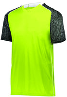 High 5 Youth Hawthorn Soccer Jersey in Lime/Black Print/White  -Part of the Youth, Youth-Jersey, High5-Products, Soccer, Shirts, All-Sports-1 product lines at KanaleyCreations.com