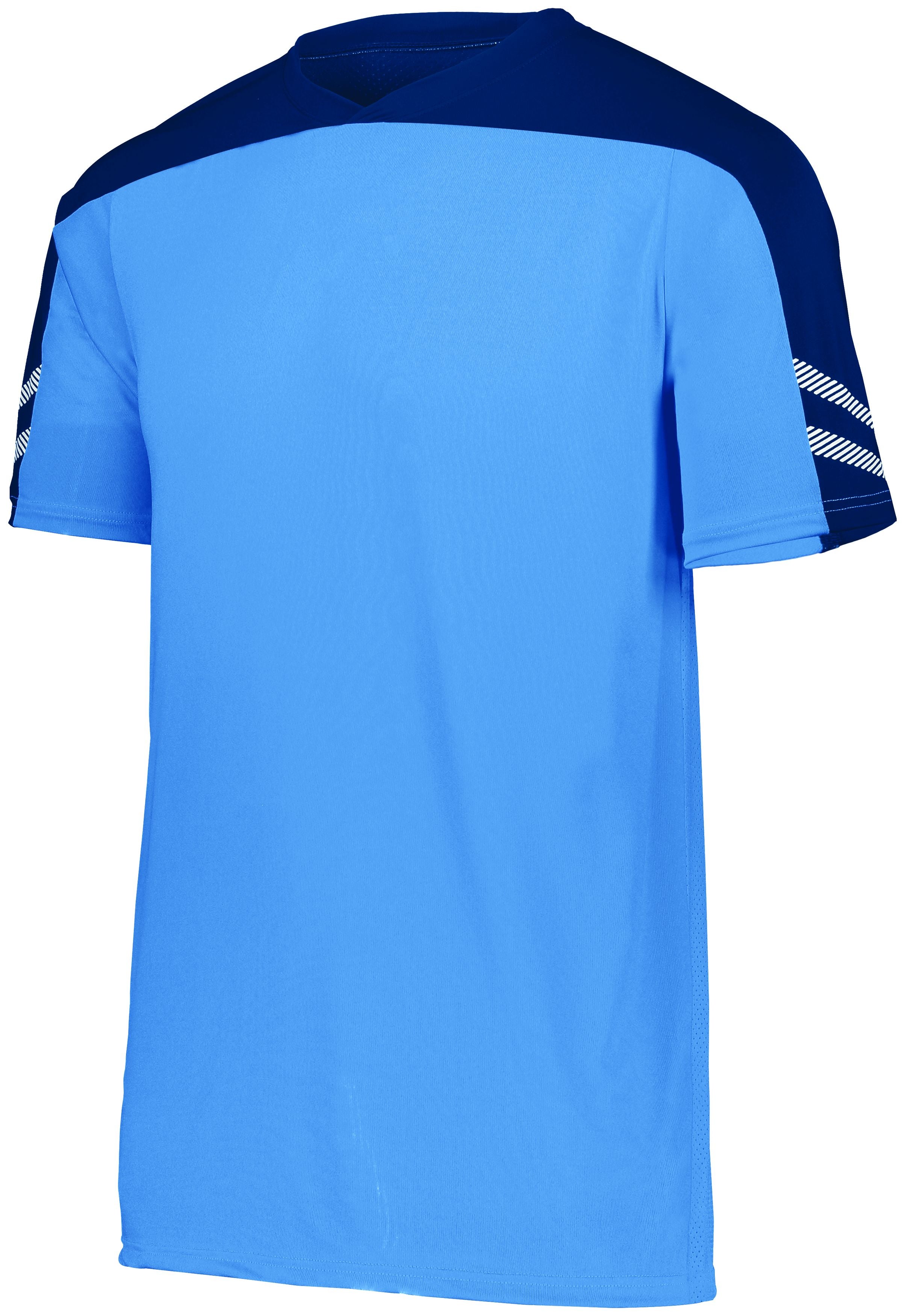 High 5 Anfield Soccer Jersey in Columbia Blue/Navy/White  -Part of the Adult, Adult-Jersey, High5-Products, Soccer, Shirts, All-Sports-1 product lines at KanaleyCreations.com