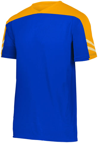 High 5 Anfield Soccer Jersey in Royal/Athletic Gold/White  -Part of the Adult, Adult-Jersey, High5-Products, Soccer, Shirts, All-Sports-1 product lines at KanaleyCreations.com