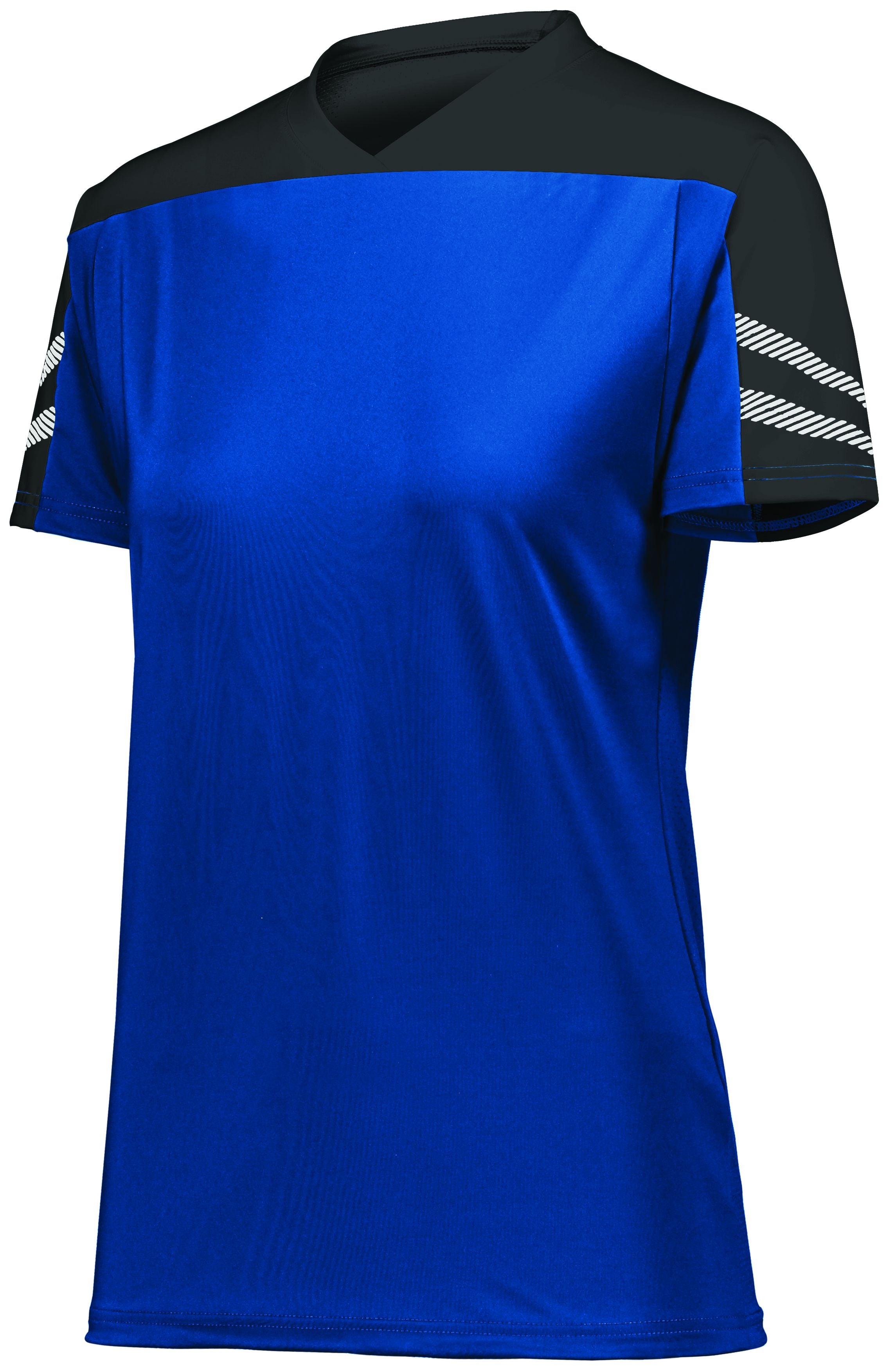 High 5 Ladies Anfield Soccer Jersey in Royal/Black/White  -Part of the Ladies, Ladies-Jersey, High5-Products, Soccer, Shirts, All-Sports-1 product lines at KanaleyCreations.com