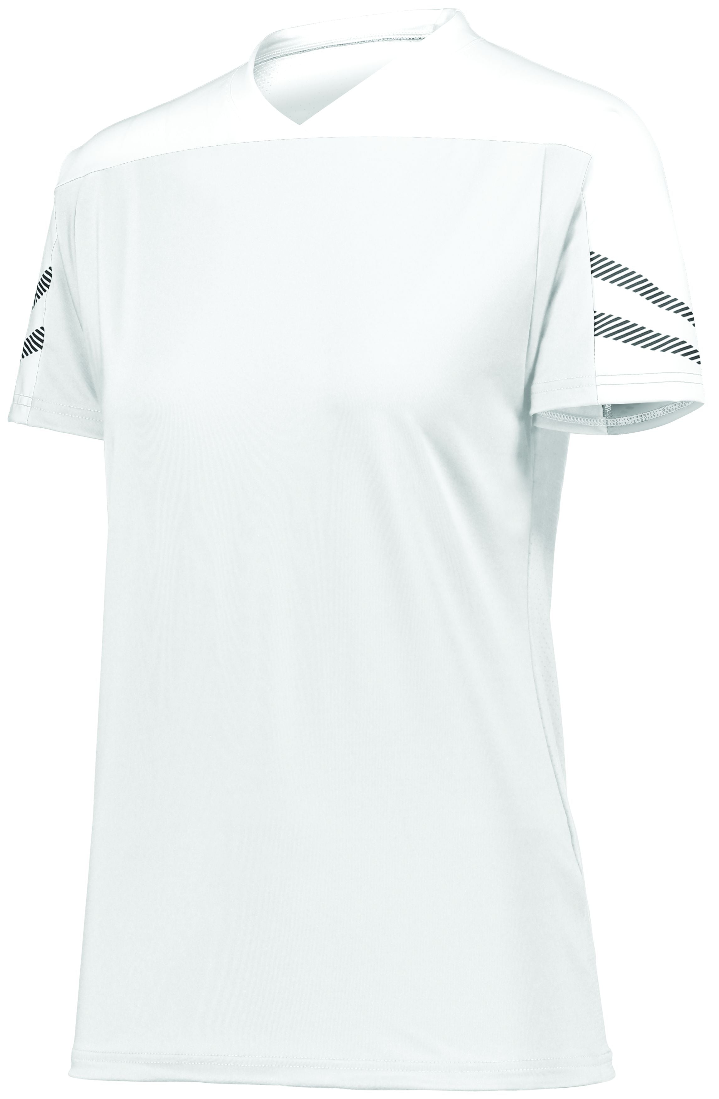 High 5 Ladies Anfield Soccer Jersey in White/White/Black  -Part of the Ladies, Ladies-Jersey, High5-Products, Soccer, Shirts, All-Sports-1 product lines at KanaleyCreations.com