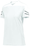 High 5 Ladies Anfield Soccer Jersey in White/White/Black  -Part of the Ladies, Ladies-Jersey, High5-Products, Soccer, Shirts, All-Sports-1 product lines at KanaleyCreations.com