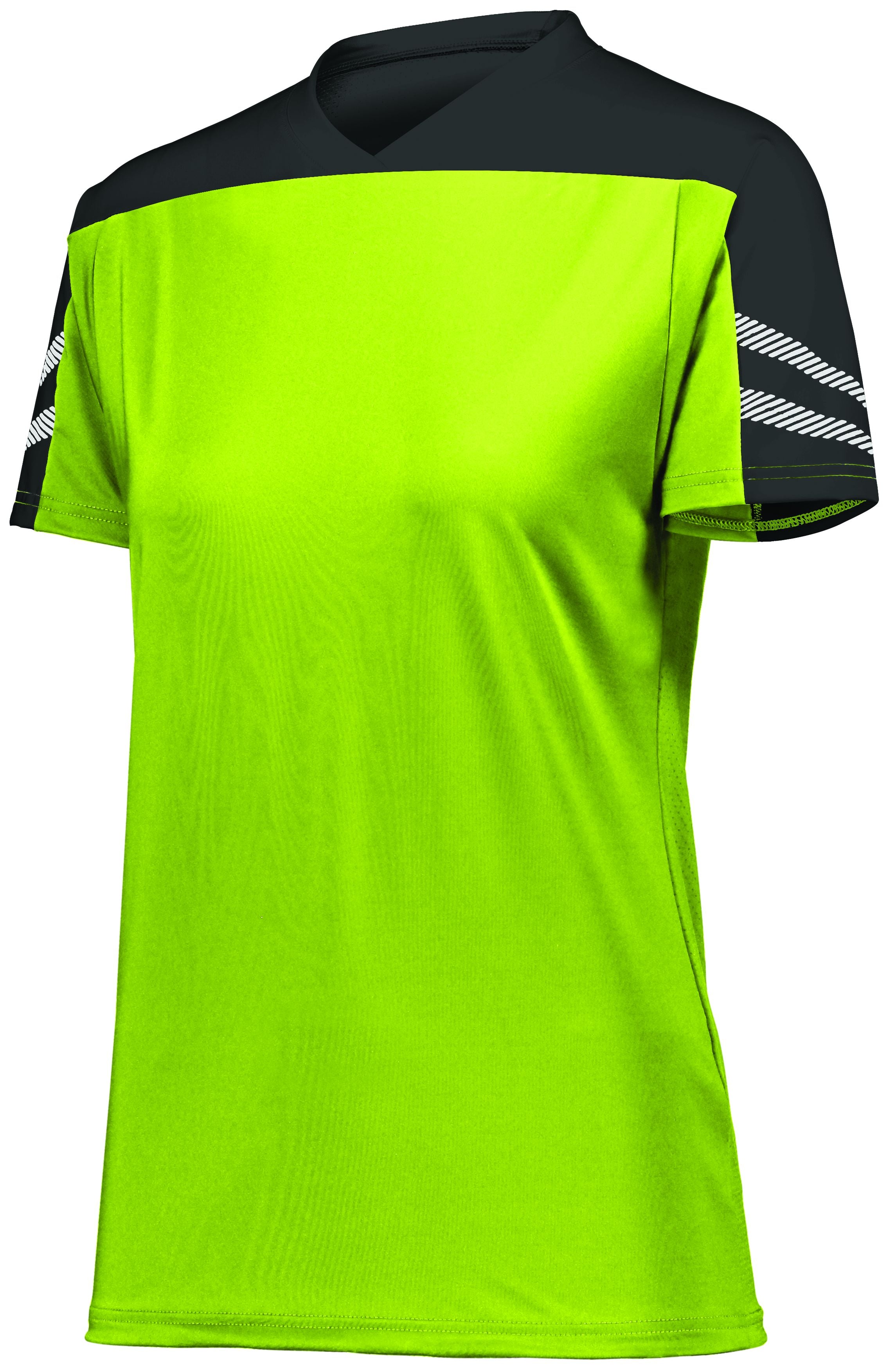 High 5 Ladies Anfield Soccer Jersey in Lime/Black/White  -Part of the Ladies, Ladies-Jersey, High5-Products, Soccer, Shirts, All-Sports-1 product lines at KanaleyCreations.com