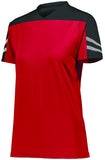 High 5 Ladies Anfield Soccer Jersey in Scarlet/Black/White  -Part of the Ladies, Ladies-Jersey, High5-Products, Soccer, Shirts, All-Sports-1 product lines at KanaleyCreations.com