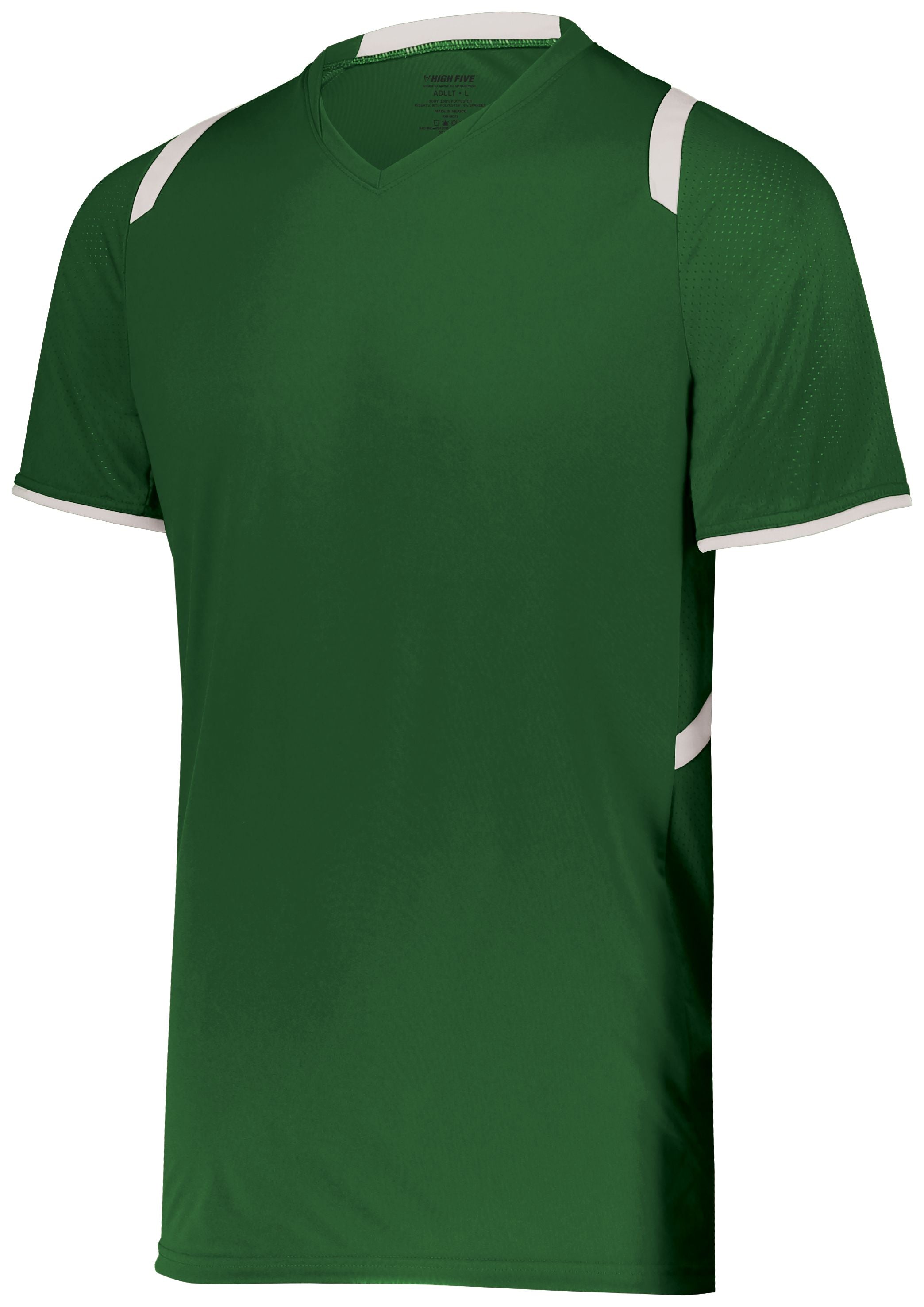 High 5 Youth Millennium Soccer Jersey in Forest/White  -Part of the Youth, Youth-Jersey, High5-Products, Soccer, Shirts, All-Sports-1 product lines at KanaleyCreations.com