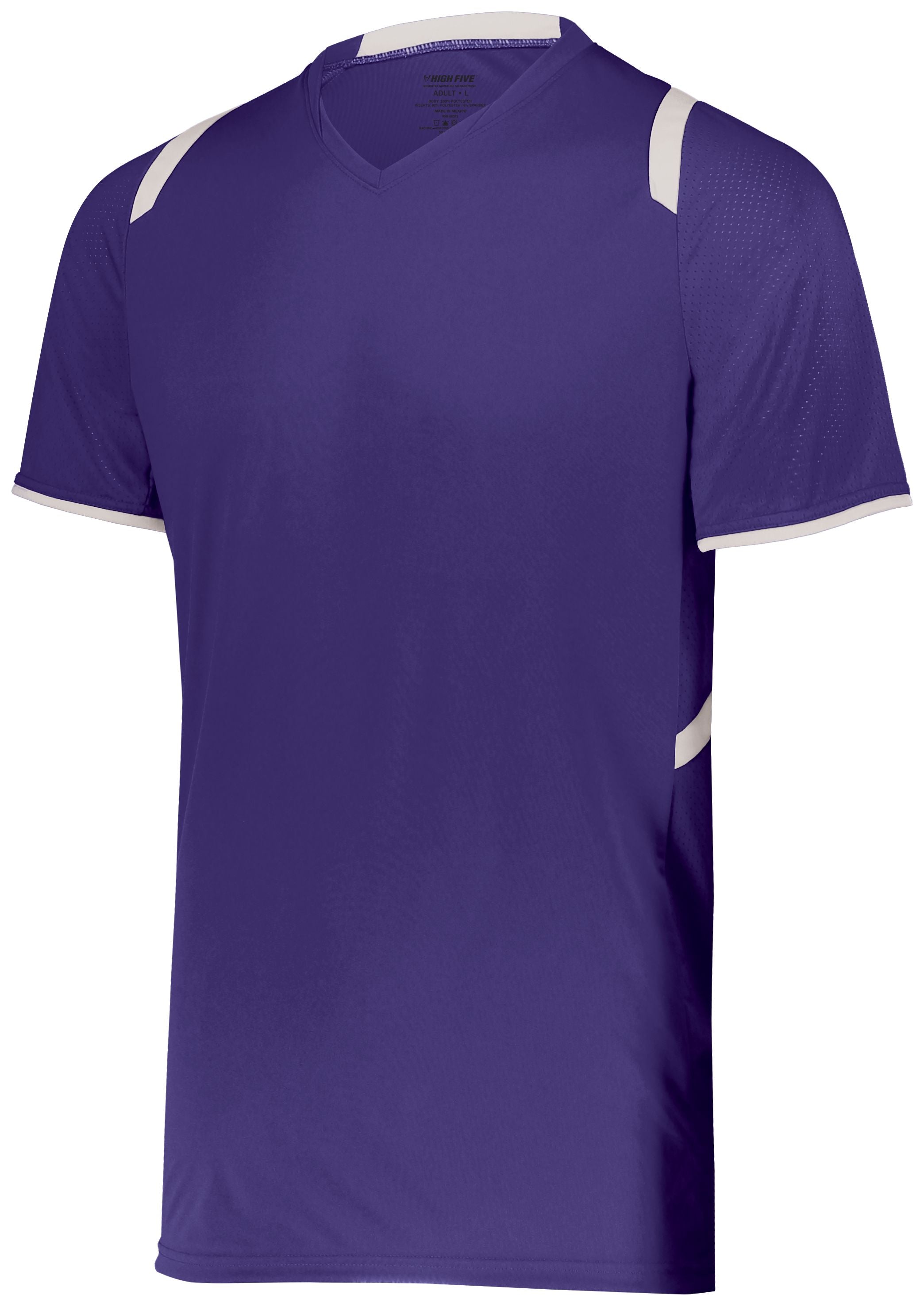 High 5 Youth Millennium Soccer Jersey in Purple/White  -Part of the Youth, Youth-Jersey, High5-Products, Soccer, Shirts, All-Sports-1 product lines at KanaleyCreations.com