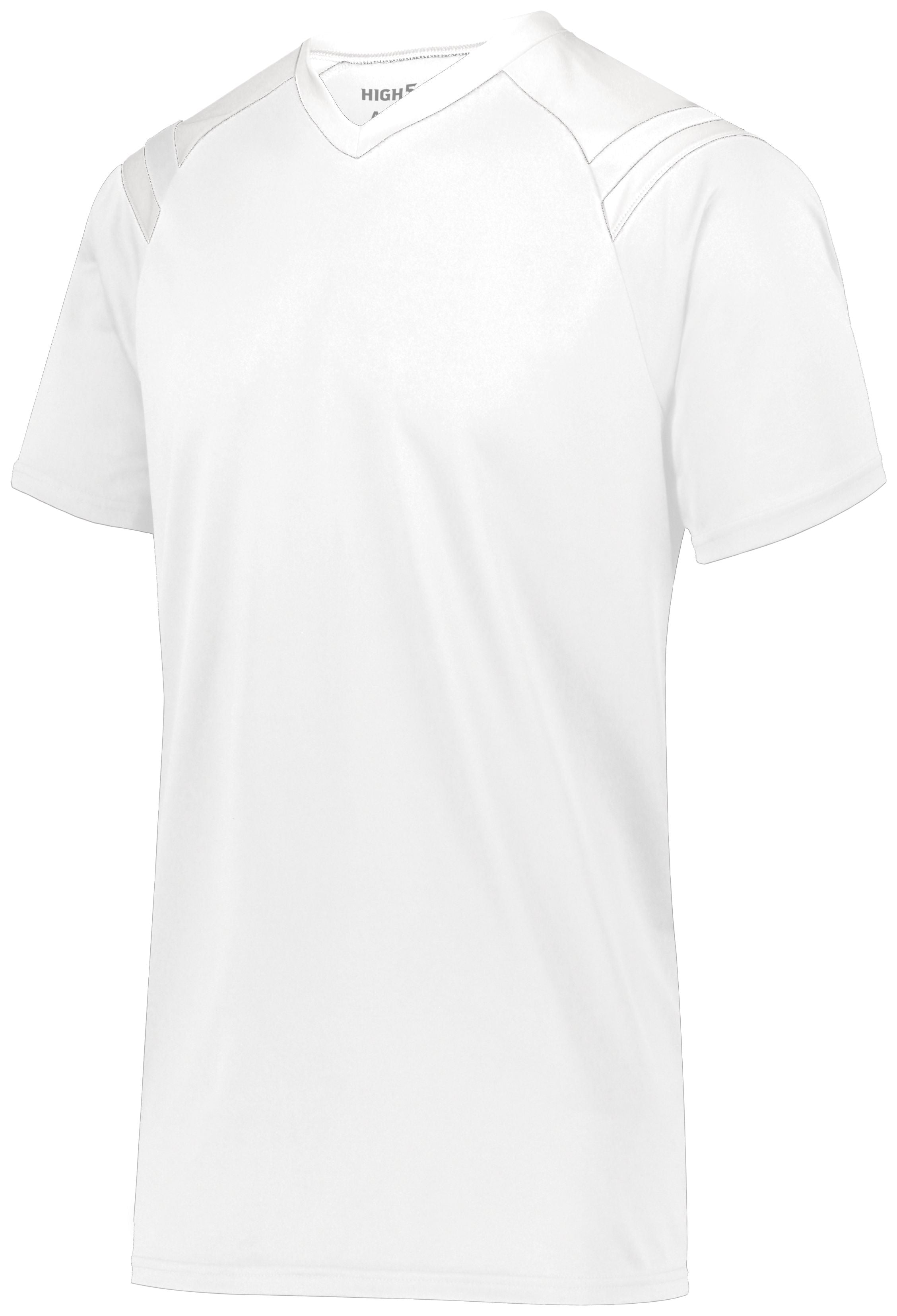 High 5 Youth Sheffield Jersey in White  -Part of the Youth, Youth-Jersey, High5-Products, Soccer, Shirts, All-Sports-1, Sheffield-Soccer-Jerseys product lines at KanaleyCreations.com