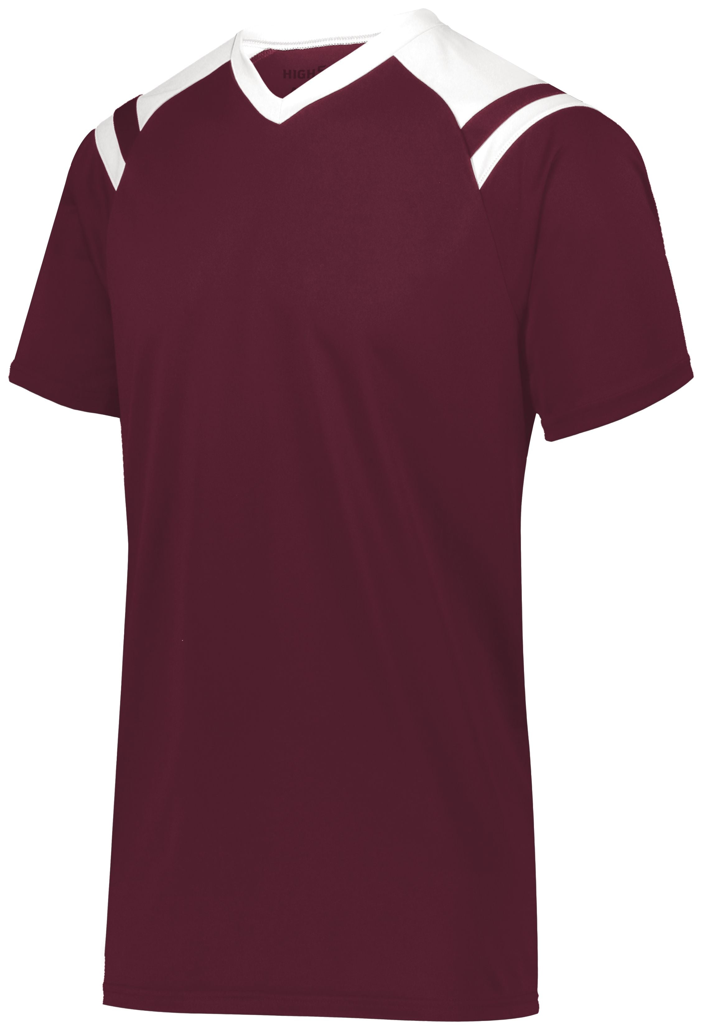 High 5 Youth Sheffield Jersey in Maroon/White  -Part of the Youth, Youth-Jersey, High5-Products, Soccer, Shirts, All-Sports-1, Sheffield-Soccer-Jerseys product lines at KanaleyCreations.com
