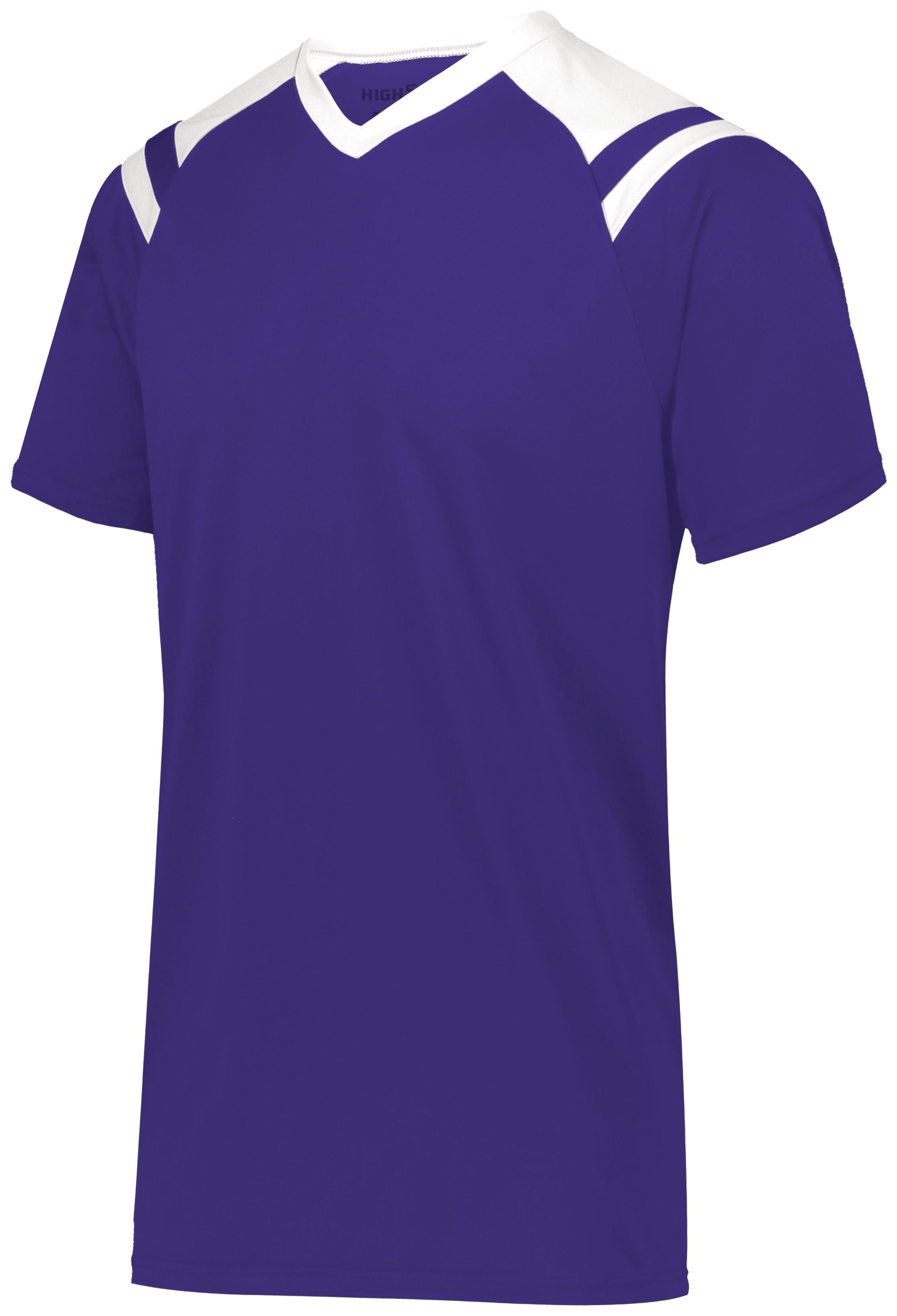 High 5 Youth Sheffield Jersey in Purple/White  -Part of the Youth, Youth-Jersey, High5-Products, Soccer, Shirts, All-Sports-1, Sheffield-Soccer-Jerseys product lines at KanaleyCreations.com