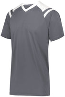 High 5 Youth Sheffield Jersey in Graphite/White  -Part of the Youth, Youth-Jersey, High5-Products, Soccer, Shirts, All-Sports-1, Sheffield-Soccer-Jerseys product lines at KanaleyCreations.com