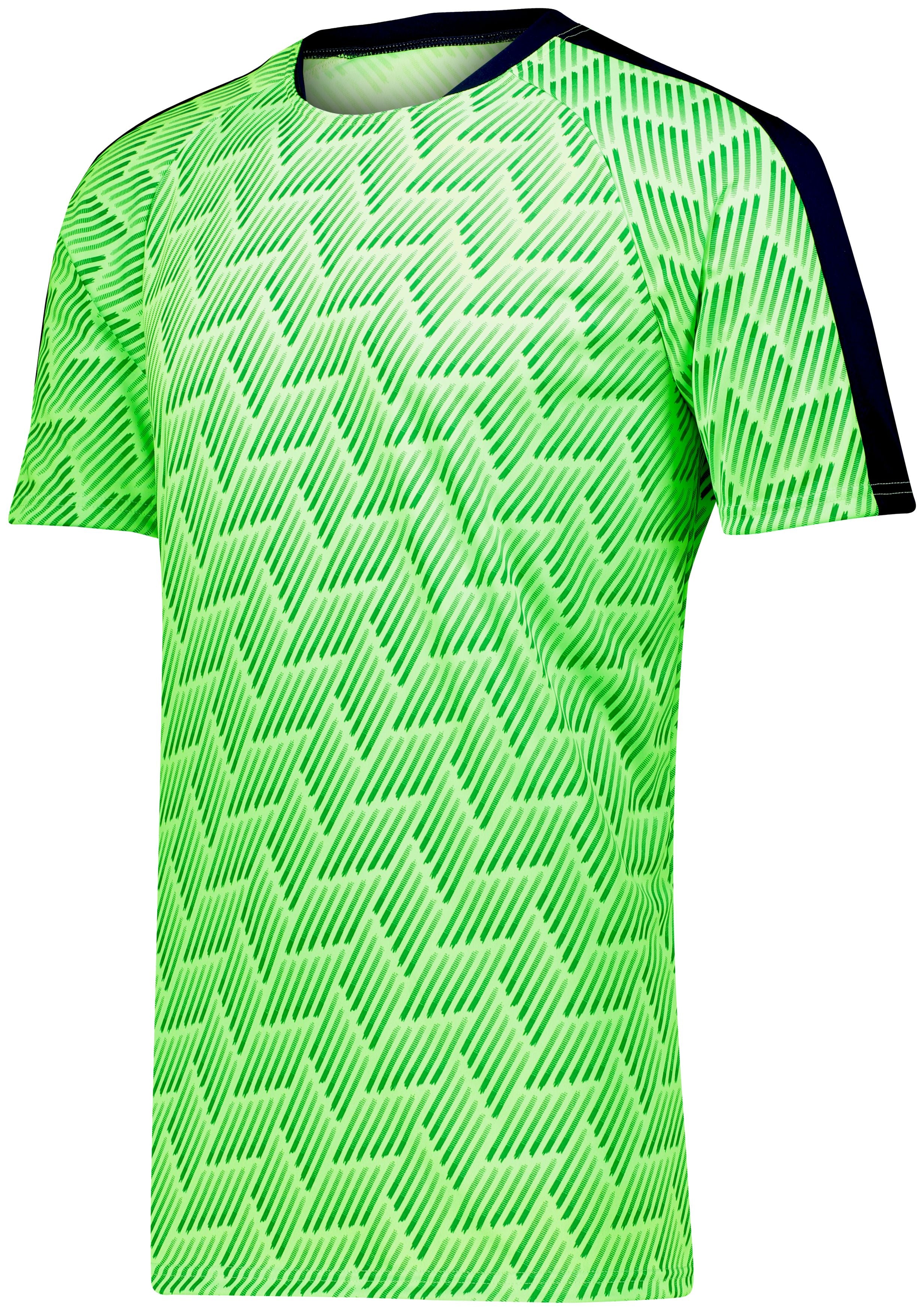 High 5 Youth Hypervolt Jersey in Lime Print/Navy  -Part of the Youth, Youth-Jersey, High5-Products, Soccer, Shirts, All-Sports-1 product lines at KanaleyCreations.com
