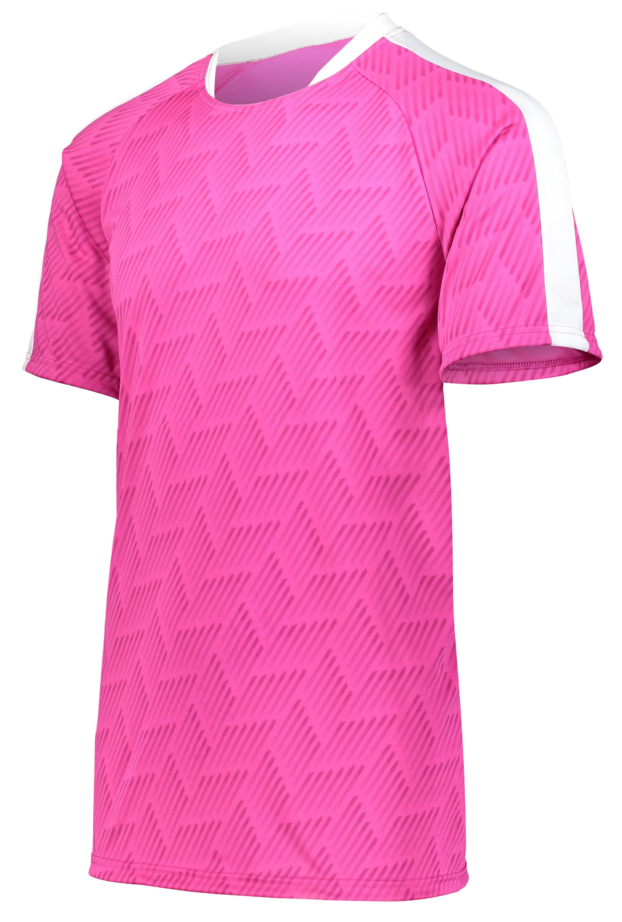 High 5 Youth Hypervolt Jersey in Power Pink Print/White  -Part of the Youth, Youth-Jersey, High5-Products, Soccer, Shirts, All-Sports-1 product lines at KanaleyCreations.com