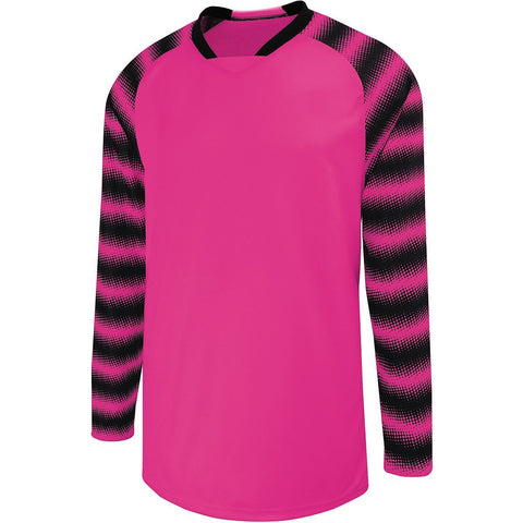 High 5 Prism Goalkeeper Jersey in Raspberry/Black  -Part of the Adult, Adult-Jersey, High5-Products, Soccer, Shirts, All-Sports-1 product lines at KanaleyCreations.com