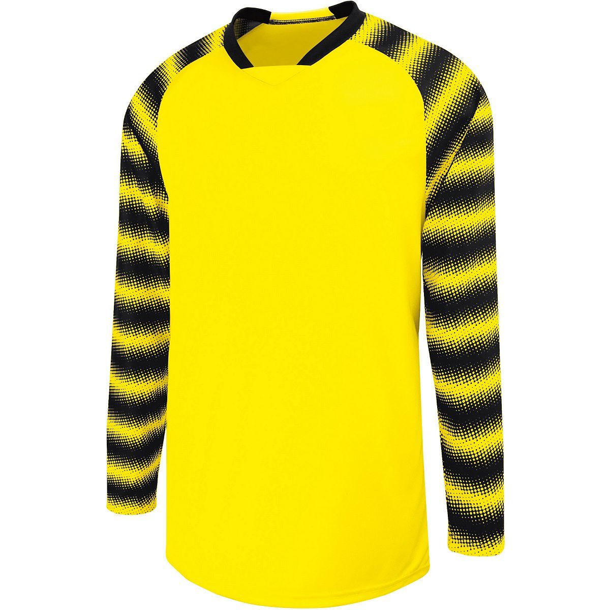 High 5 Youth Prism Goalkeeper Jersey in Power Yellow/Black  -Part of the Youth, Youth-Jersey, High5-Products, Soccer, Shirts, All-Sports-1 product lines at KanaleyCreations.com
