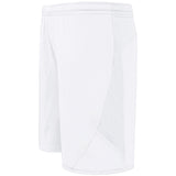 High 5 Club Shorts in White/White  -Part of the Adult, Adult-Shorts, High5-Products, Soccer, All-Sports-1 product lines at KanaleyCreations.com