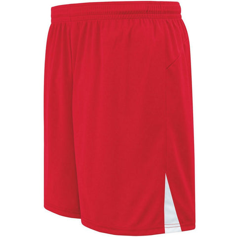 High 5 Ladies Hawk Shorts in Scarlet/White  -Part of the Ladies, Ladies-Shorts, High5-Products, Soccer, All-Sports-1 product lines at KanaleyCreations.com