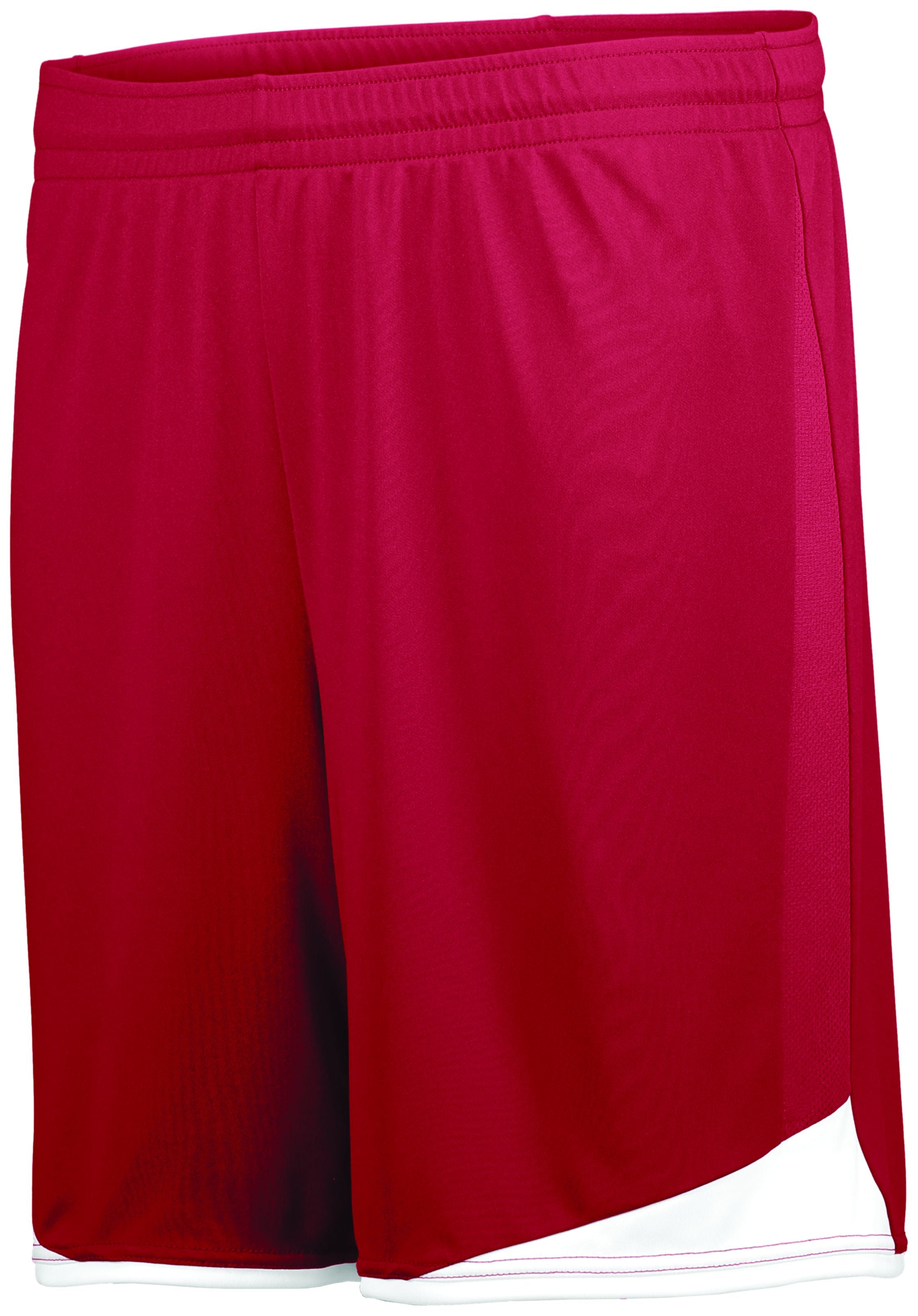 High 5 Youth Stamford Soccer Shorts in Scarlet/White  -Part of the Youth, Youth-Shorts, High5-Products, Soccer, All-Sports-1 product lines at KanaleyCreations.com
