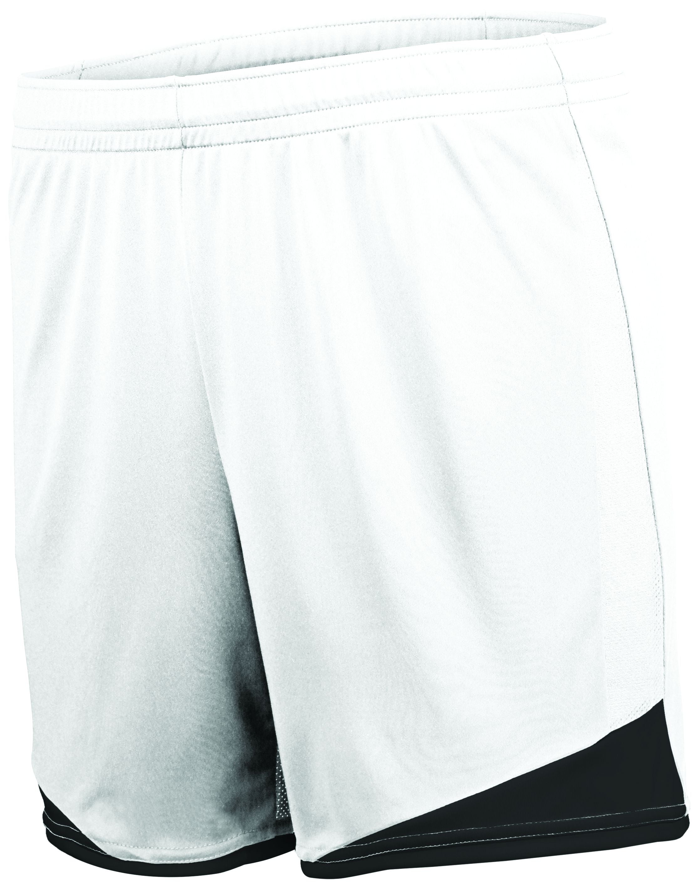 High 5 Ladies Stamford Soccer Shorts in White/Black  -Part of the Ladies, Ladies-Shorts, High5-Products, Soccer, All-Sports-1 product lines at KanaleyCreations.com