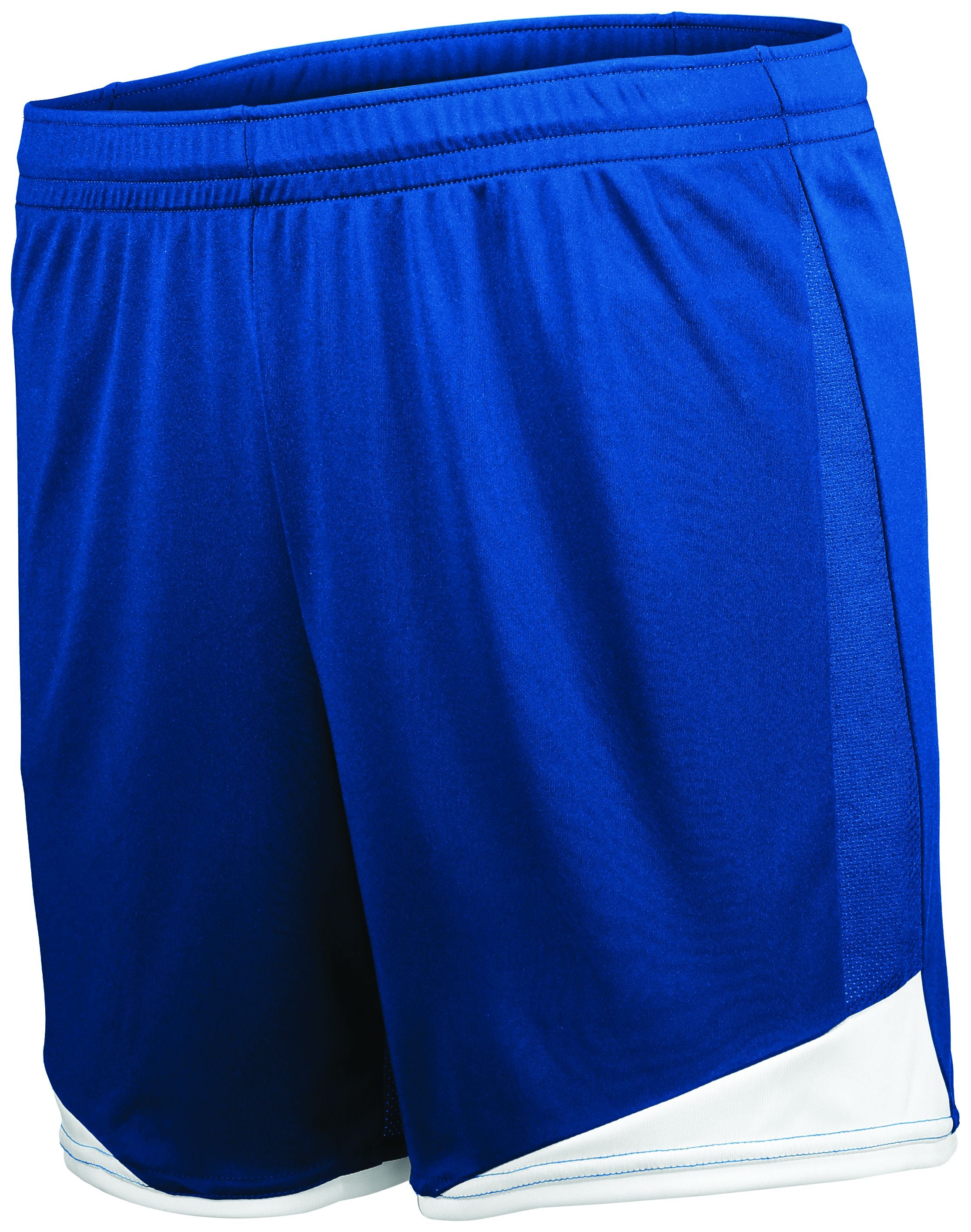 High 5 Ladies Stamford Soccer Shorts in Royal/White  -Part of the Ladies, Ladies-Shorts, High5-Products, Soccer, All-Sports-1 product lines at KanaleyCreations.com