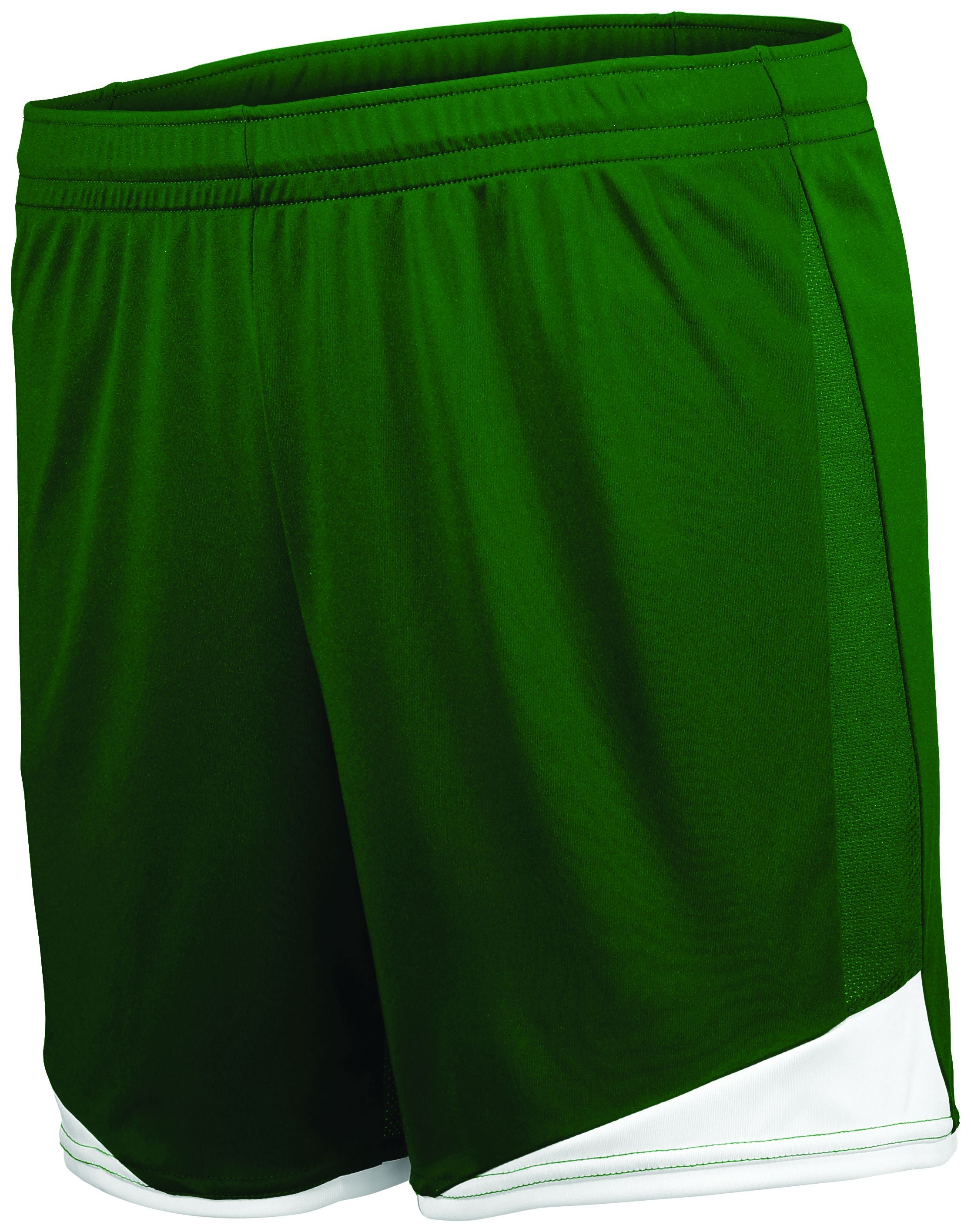High 5 Ladies Stamford Soccer Shorts in Forest/White  -Part of the Ladies, Ladies-Shorts, High5-Products, Soccer, All-Sports-1 product lines at KanaleyCreations.com