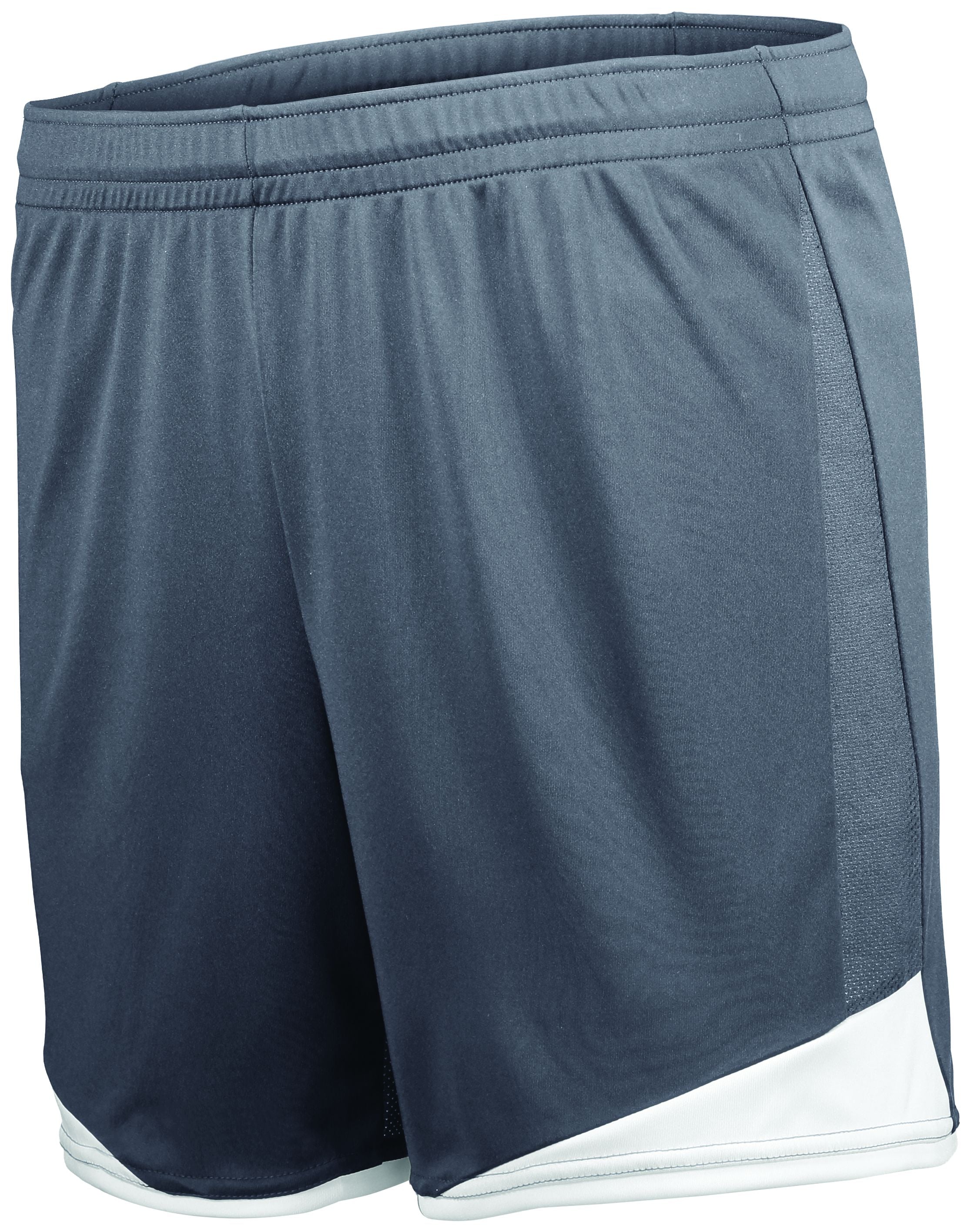 High 5 Ladies Stamford Soccer Shorts in Graphite/White  -Part of the Ladies, Ladies-Shorts, High5-Products, Soccer, All-Sports-1 product lines at KanaleyCreations.com