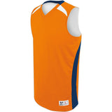 Holloway Youth Campus Reversible Jersey in Orange/Navy/White  -Part of the Youth, Youth-Jersey, Basketball, Holloway, Shirts, All-Sports, All-Sports-1 product lines at KanaleyCreations.com