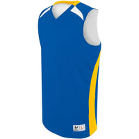 Holloway Youth Campus Reversible Jersey in Royal/Athletic Gold/White  -Part of the Youth, Youth-Jersey, Basketball, Holloway, Shirts, All-Sports, All-Sports-1 product lines at KanaleyCreations.com