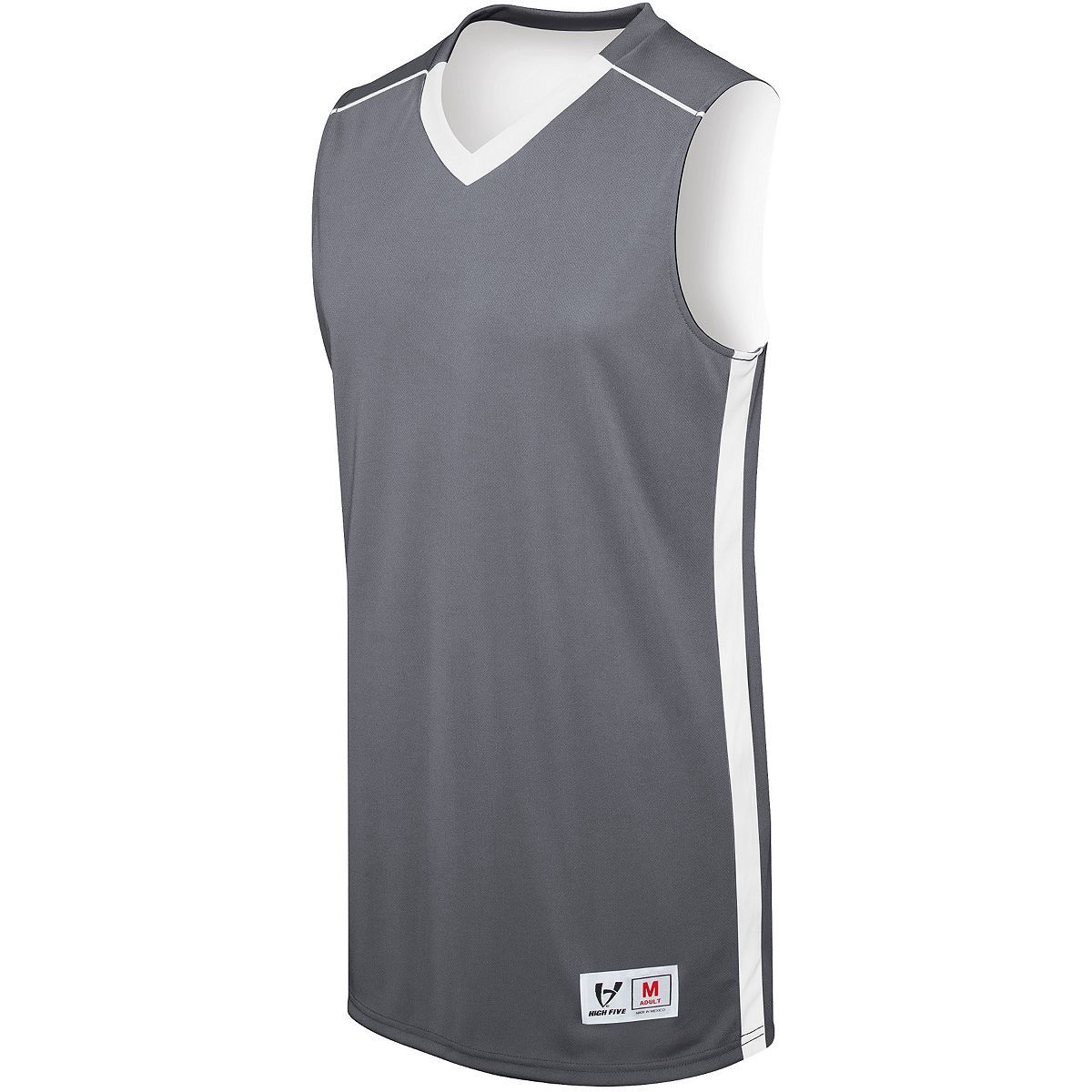 Augusta Sportswear Adult Competition Reversible Jersey in Graphite/White  -Part of the Adult, Adult-Jersey, Augusta-Products, Basketball, Shirts, All-Sports, All-Sports-1 product lines at KanaleyCreations.com