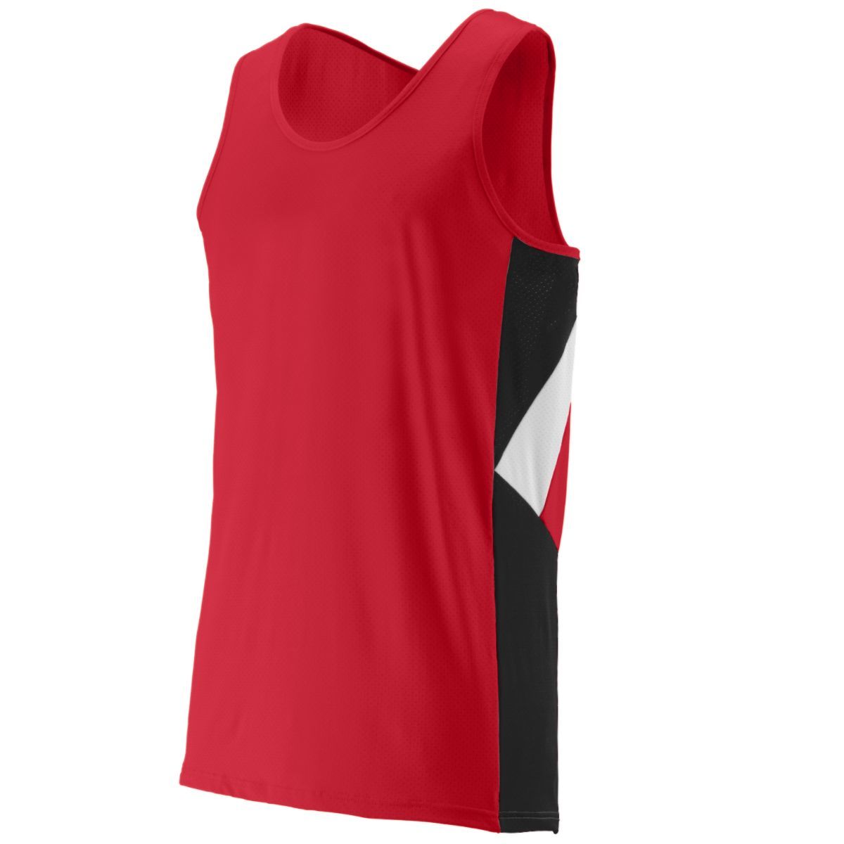 Augusta Sportswear Sprint Jersey in Red/Black/White  -Part of the Adult, Adult-Jersey, Augusta-Products, Track-Field, Shirts product lines at KanaleyCreations.com