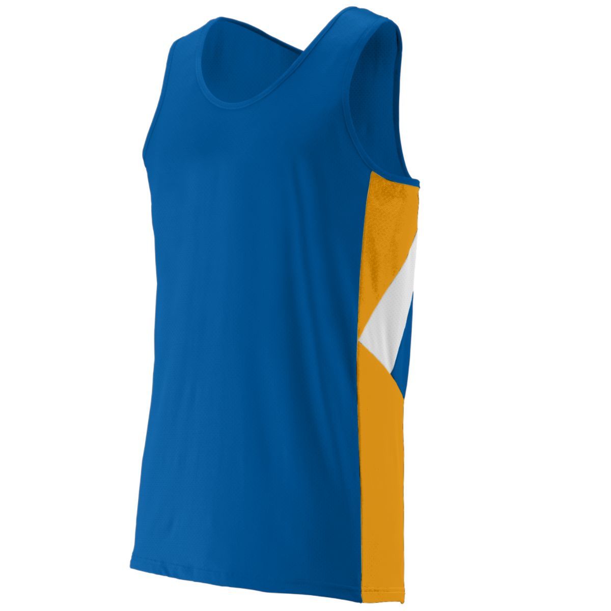 Augusta Sportswear Sprint Jersey in Royal/Gold/White  -Part of the Adult, Adult-Jersey, Augusta-Products, Track-Field, Shirts product lines at KanaleyCreations.com
