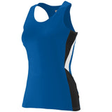 Augusta Sportswear Ladies Sprint Jersey in Royal/Black/White  -Part of the Ladies, Ladies-Jersey, Augusta-Products, Track-Field, Shirts product lines at KanaleyCreations.com